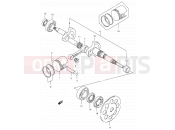 SUZUKI AE50 X (1999) Sepia 4 - CRANKSHAFT