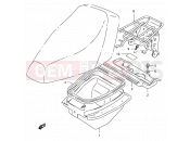 SUZUKI AE50 X (1999) Sepia 25 - UPPER COVER