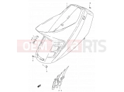 SUZUKI AE50 X (1999) Sepia 26 - FRAME COVER