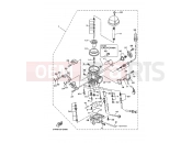 YAMAHA XV 1700 Roadstar Warrior XV1700AT XV17ATV ROAD STAR SILVERADO (5VPA) 2006 CARBURETOR