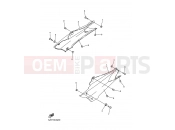 YAMAHA FJR 1300 FJR1300 FJR1300T (5JWK) 2005 SIDE COVER