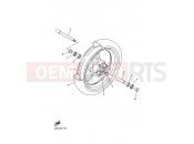 YAMAHA FJR 1300 FJR1300 FJR1300T (5JWK) 2005 FRONT WHEEL