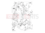 YAMAHA FJR 1300 FJR1300 FJR1300T (5JWK) 2005 COWLING 2