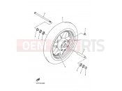 YAMAHA XVZ 1300 Royal Star / Venture XVZ13CTS XVZ13CTMW ROYAL STAR (1D6F) 2007 FRONT WHEEL
