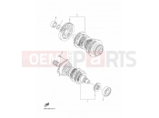 YAMAHA FJR 1300 FJR1300-AE FJR13AESK FJR1300ES (B96K) 2019 TRANSMISSION