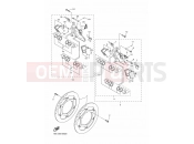 YAMAHA FJR 1300 FJR1300-AE FJR13AESK FJR1300ES (B96K) 2019 FRONT BRAKE CALIPER