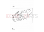 YAMAHA FJR 1300 FJR1300-AE FJR13AESK FJR1300ES (B96K) 2019 METER