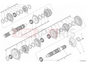 DUCATI Scrambler Cafe Racer GEAR BOX