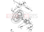YAMAHA YZF 600 R Thundercat YZF600R YZF600RNC (5AHA) 2001 REAR WHEEL