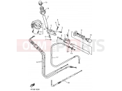 YAMAHA YZF 600 R Thundercat YZF600R YZF600RNC (5AHA) 2001 STEERING HANDLE & CABLE