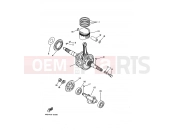 YAMAHA YFM 350 Wolverine YFM350FW-X YFM35FXK WOLVERINE 350 (4KBA) 1998 CRANKSHAFT & PISTON