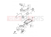 YAMAHA YFM 350 Wolverine YFM350FW-X YFM35FXK WOLVERINE 350 (4KBA) 1998 INTAKE