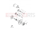 YAMAHA YFM 350 Wolverine YFM350FW-X YFM35FXK WOLVERINE 350 (4KBA) 1998 STARTER CLUTCH