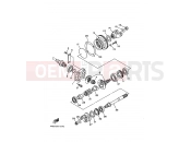YAMAHA YFM 350 Wolverine YFM350FW-X YFM35FXK WOLVERINE 350 (4KBA) 1998 MIDDLE DRIVE GEAR