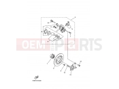 YAMAHA YFM 350 Wolverine YFM350FW-X YFM35FXK WOLVERINE 350 (4KBA) 1998 REAR BRAKE CALIPER