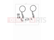 TRIUMPH Street Triple 765 RS Round bar end mirror kit