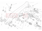 DUCATI 2018 Scrambler Icon FOOTRESTS, LEFT