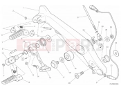DUCATI 2018 Scrambler Icon FOOTRESTS, RIGHT