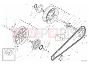 DUCATI 2018 Scrambler Icon FRONT AND REAR WHEEL