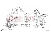 HONDA Forza 350 (NSS350AR) 2024 F-9 STEERING HANDLE/HANDLE COVER