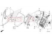 HONDA Forza 350 (NSS350AR) 2024 F-44 FRONT VISOR/WINDSCREEN