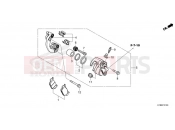HONDA Forza 350 (NSS350AR) 2024 F-21 REAR BRAKE CALIPER