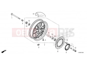 HONDA Forza 350 (NSS350AR) 2024 F-20-40 FRONT WHEEL
