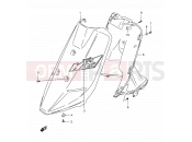 SUZUKI AE50R X (1999) Sepia 28 - LEG SHIELD