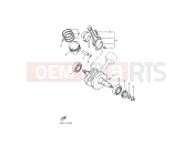 YAMAHA XV 750 Virago XV750J VIRAGO 750 (3JLS) 1997 CRANKSHAFT & PISTON