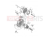 YAMAHA XV 750 Virago XV750J VIRAGO 750 (3JLS) 1997 REAR WHEEL