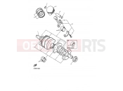 YAMAHA YZF 600 R Thundercat YZF600R YZF600RTC YZF600R (5AHJ) 2005 CRANKSHAFT & PISTON