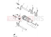 YAMAHA YZF 600 R Thundercat YZF600R YZF600RTC YZF600R (5AHJ) 2005 SHIFT CAM & FORK