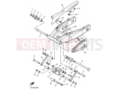 YAMAHA YZF 600 R Thundercat YZF600R YZF600RTC YZF600R (5AHJ) 2005 REAR ARM