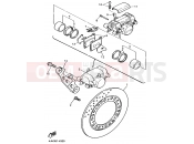 YAMAHA YZF 600 R Thundercat YZF600R YZF600RTC YZF600R (5AHJ) 2005 REAR BRAKE CALIPER