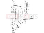 YAMAHA YZF 600 R Thundercat YZF600R YZF600RTC YZF600R (5AHJ) 2005 REAR MASTER CYLINDER