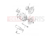 YAMAHA XJR 1300 XJR1300 XJR1300T XJR1300 (5WMC) 2005 OIL PUMP