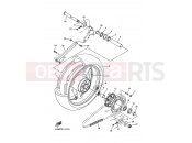 YAMAHA XJR 1300 XJR1300 XJR1300T XJR1300 (5WMC) 2005 REAR WHEEL