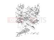 YAMAHA YFM 450 Kodiak YFM450FWAN YFM45FAV KODIAK 450 OUTDOORSMAN (1D9F) 2006 FRAME