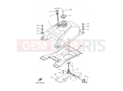 YAMAHA YFM 450 Kodiak YFM450FWAN YFM45FAV KODIAK 450 OUTDOORSMAN (1D9F) 2006 FUEL TANK