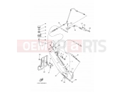 YAMAHA YFM 450 Kodiak YFM450FWAN YFM45FAV KODIAK 450 OUTDOORSMAN (1D9F) 2006 REAR MASTER CYLINDER