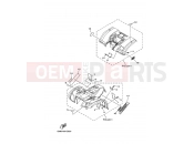 YAMAHA YFM 450 Kodiak YFM450FWAN YFM45FAV KODIAK 450 OUTDOORSMAN (1D9F) 2006 EMBLEM & LABEL 3