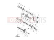 YAMAHA YFM 400 Kodiak YFM400FWAN YFM4FAT KODIAK 400 4WD (1P11) 2005 TRANSMISSION