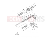 YAMAHA YFM 400 Kodiak YFM400FWAN YFM4FAT KODIAK 400 4WD (1P11) 2005 MIDDLE DRIVE GEAR