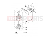 YAMAHA YFM 400 Kodiak YFM400FWAN YFM4FAT KODIAK 400 4WD (1P11) 2005 SHIFT SHAFT
