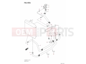 SUZUKI UH 200 Burgman (WC90) M0 (2020) 187A - RADIATOR LINE