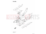 SUZUKI UH 200 Burgman (WC90) M0 (2020) 440A - REAR LEG PANEL
