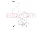 SUZUKI UH 200 Burgman (WC90) M0 (2020) 454B - WINDSHIELD