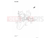 SUZUKI UH 200 Burgman (WC90) M0 (2020) 474B - REAR FENDER