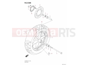 SUZUKI UH 200 Burgman (WC90) M0 (2020) 530B - FRONT WHEEL