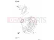 SUZUKI UH 200 Burgman (WC90) M0 (2020) 550B - REAR WHEEL